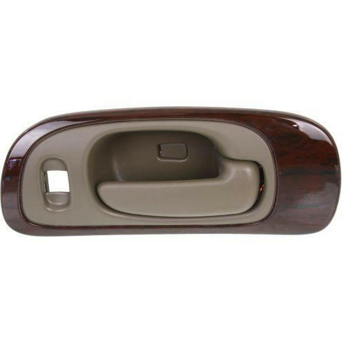 1998-2004 Chrysler Concorde Front Door Handle RH, Beige w/Woodgrain Bezel.