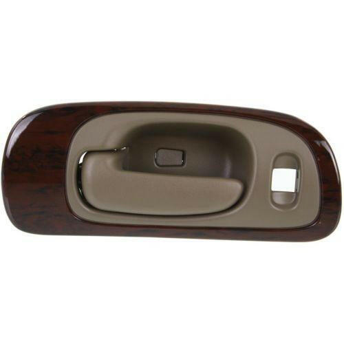 1998-2004 Chrysler Concorde Front Door Handle LH, Beige w/Woodgrain Bezel.
