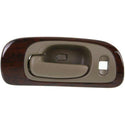 1998-2004 Chrysler Concorde Front Door Handle LH, Beige w/Woodgrain Bezel.