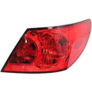2009-2010 Chrysler Sebring Tail Lamp RH, Outer, Assembly, Sedan.