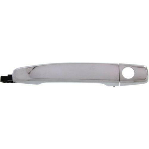 2011-2014 Cadillac SRX Front Door Handle LH, Outside, All Chrome, w/Keyhole.