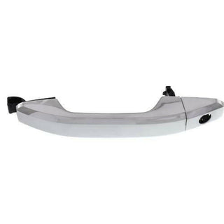 2014-2015 GMC Sierra Front Door Handle LH, All Chrome, Handle+cover, w/Keyhole.