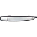 2011-2014 Cadillac SRX Front Door Handle RH, prmd Blk, w/Chrome Insrt, w/o Hole.