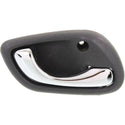 1999-2004 Geo Tracker Front Door Handle RH, Chrome Lever+gray Housing.