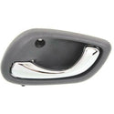 1999-2004 Geo Tracker Front Door Handle LH, Chrome Lever+gray Housing.