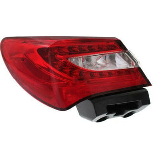 2011-2014 Chrysler 200 Tail Lamp LH, Assembly, Sedan.