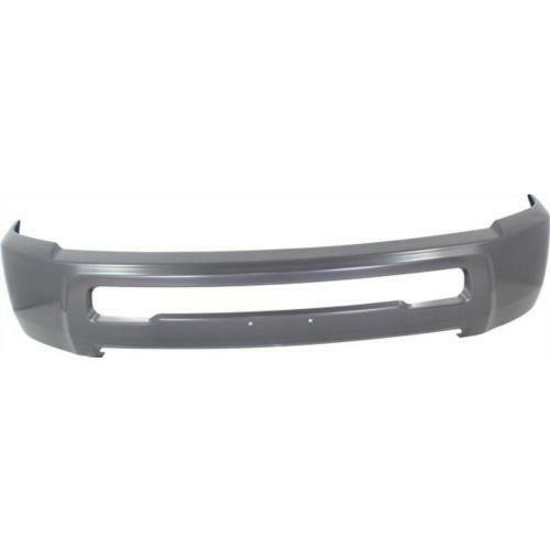 2010 Dodge Ram 2500 Front Bumper, Gray, Without Fog Light Hole.