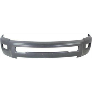 2010 Dodge Ram 3500 Front Bumper, Gray, With Fog Light Hole.
