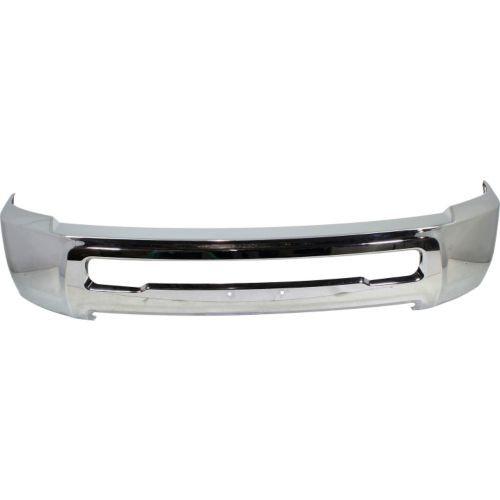 2010 Dodge Ram 3500 Front Bumper, Chrome, Without Fog Light Hole.