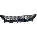 2015-2016 Dodge Charger Front Grille, Textured, w/o Hood Scoop, ACC and Police Pkg..