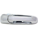 2002-2009 Dodge Full Size Pickup Front Door Handle RH, All Chrome, w/o Keyhole.