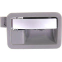 2005-2011 Dodge Dakota Front Door Handle RH, Inside, Silver Lever+gray Housing.