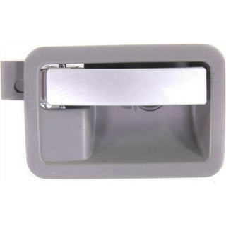 2004-2009 Dodge Durango Front Door Handle RH, Inside, Silver Lever+gray Housing.