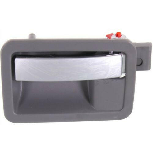 2005-2011 Dodge Dakota Front Door Handle LH, Inside, Silver Lever+gray Housing.