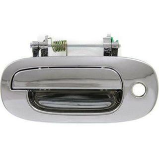 1997-1999 Dodge Dakota Front Door Handle LH, Outside, All Chrome, w/Keyhole.