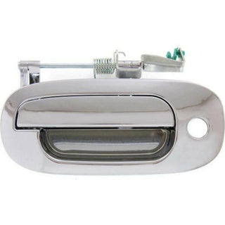 1998-2001 Dodge Durango Front Door Handle LH, Outside, All Chrome, w/Keyhole.