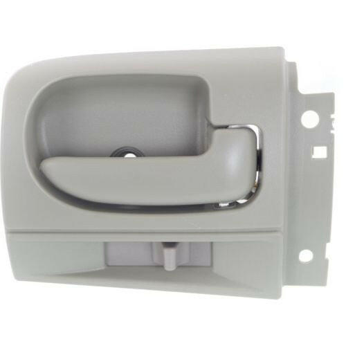 2001-2004 Dodge Dakota Front Door Handle RH, Inside, Gray, w/Kits, Plastic.