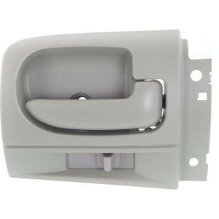 2001-2004 Dodge Dakota Front Door Handle RH, Inside, Gray, w/Kits, Plastic.