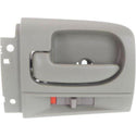 2001-2004 Dodge Dakota Front Door Handle LH, Inside, Gray, w/Kits, Plastic.