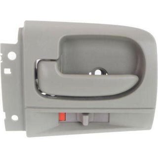 2001-2004 Dodge Dakota Front Door Handle LH, Inside, Gray, w/Kits, Plastic.