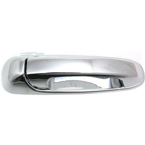 2005-2011 Dodge Dakota Rear Door Handle RH, Outside, All Chrome, W/o Keyhole.