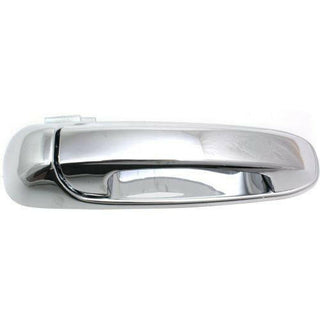 2005-2011 Dodge Dakota Rear Door Handle RH, Outside, All Chrome, W/o Keyhole.