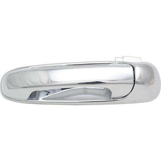 2002-2009 Dodge Full Size Pickup Rear Door Handle LH, All Chrome, w/o Keyhole.