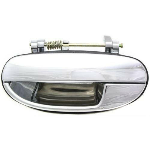 1999-2002 Daewoo Lanos Rear Door Handle LH, Outside, All Chrome, Sedan.