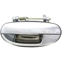 1999-2002 Daewoo Lanos Rear Door Handle LH, Outside, All Chrome, Sedan.