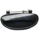 1999-2002 Daewoo Nubira Rear Door Handle LH, Outside, Smooth Black.