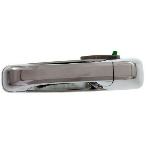2009-2016 Dodge Ram Rear Door Handle LH, Outside, All Chrome, W/o Keyhole.