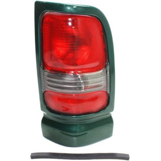 1999-2001 Dodge Full Size Pickup Tail Lamp RH, Lens/Housing, Forest Green - Classic 2 Current Fabrication