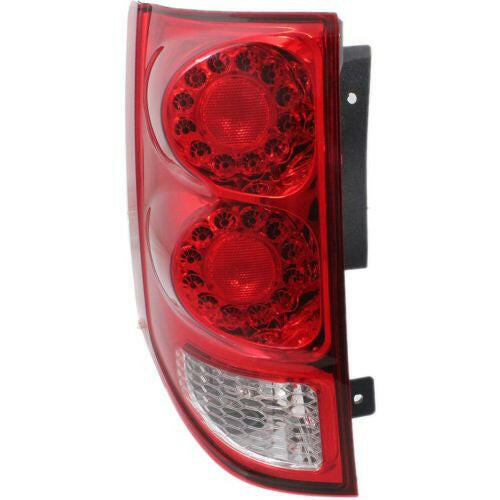 2011-2015 Dodge Grand Caravan Tail Lamp LH, Assembly, Red And Clear Lens.