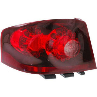 2011-2014 Dodge Avenger Tail Lamp LH, w/Red And Clear Lens-Capa.