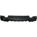2011-2014 Dodge Avenger Rear Lower Valance, Textured, Dual Exhaust.