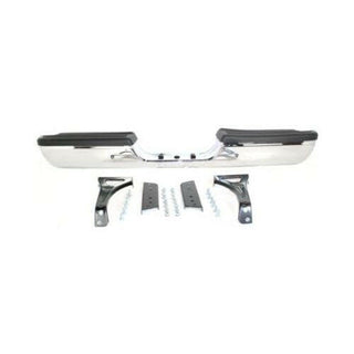 1994-2002 Dodge Pickup Step Bumper, Assy, Chrome, Steel, Old Body Style.