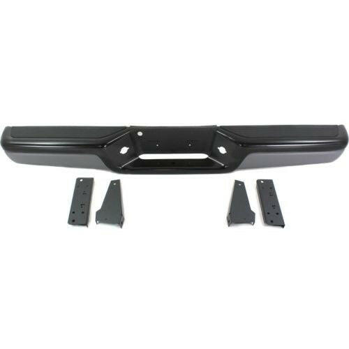 1997-2004 Dodge Dakota Step Bumper, Black, Steel.