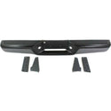 1997-2004 Dodge Dakota Step Bumper, Black, Steel.