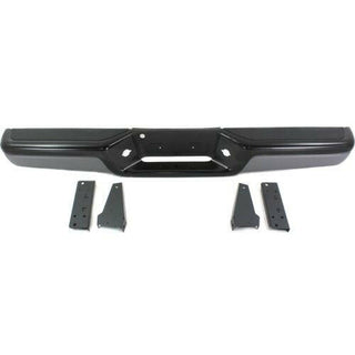1997-2004 Dodge Dakota Step Bumper, Black, Steel.