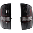 2007-2008 Dodge Full Size Pickup Led Clear Tail Lamp, Carbon Fiber, Set - Classic 2 Current Fabrication