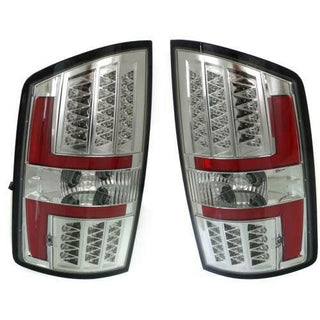 2007-2008 Dodge Full Size Pickup 07-08 Led Clear Tail Lamp, Set.