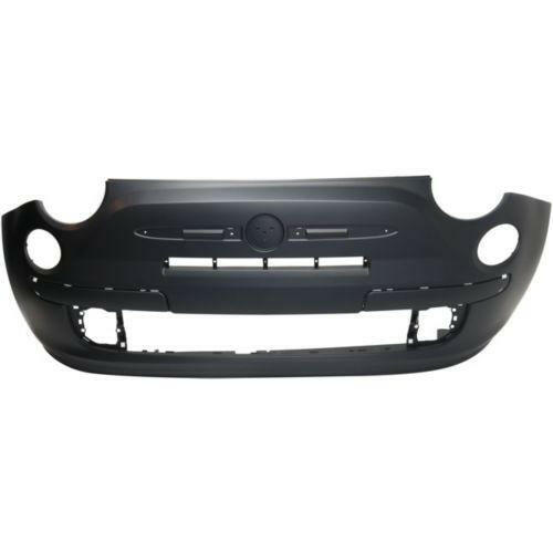 2012-2015 Fiat 500 Front Bumper Cover, HB, w/Fog Light Hole & Chrome Insert.