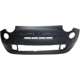 2012-2015 Fiat 500 Front Bumper Cover, HB, w/Fog Light Hole & Chrome Insert - Classic 2 Current Fabrication