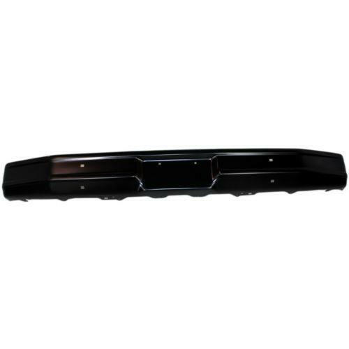 1980-1986 Ford F-150 Front Bumper, Face Bar, Black, w/o Impact Strip Hole.