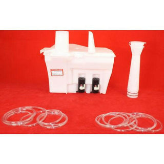 2001-2007 Ford Escape Windshield Washer Tank, Assy, W/Pump, Inlet, Hose, And Cap.