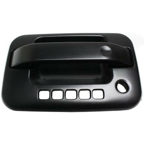 2004-2014 Ford F-150 Front Door Handle LH, Smth Blk, w/Keyless Entry, w/Keyhole.