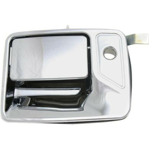 2000-2005 Ford Excursion Front Door Handle LH, Outside, All Chrome, w/Keyhole.