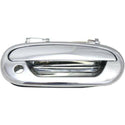 1997-2002 Ford Expedition Front Door Handle RH, Outside, All Chrome, w/Keyhole.