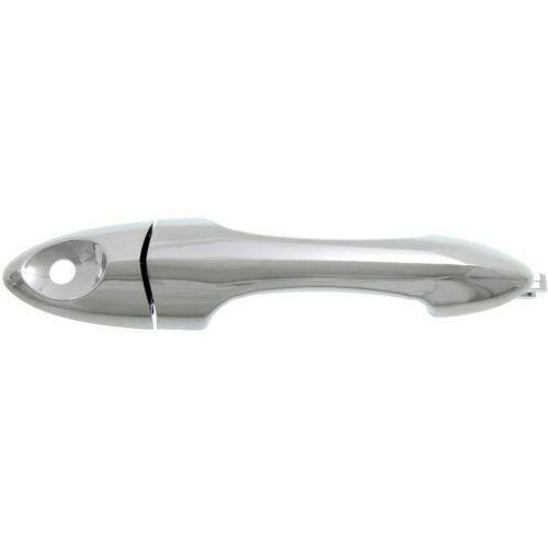 2001-2006 Mazda Tribute Front Door Handle LH, Outside, All Chrome, w/Keyhole.