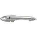 2001-2006 Mazda Tribute Front Door Handle LH, Outside, All Chrome, w/Keyhole.